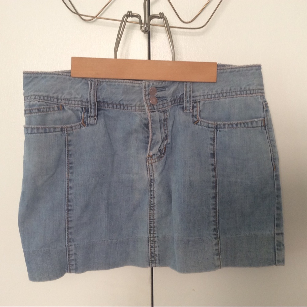 Juniors Gap Mini Jean Skirt